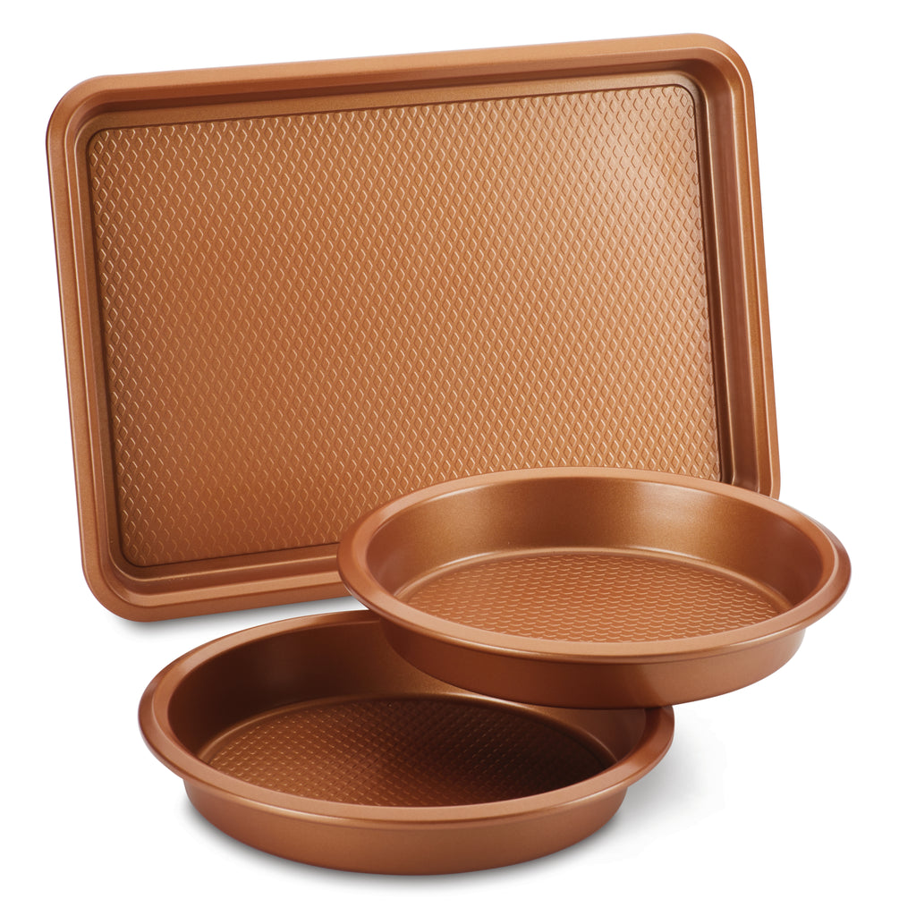 Ayesha Curry 9 x 13 Bakeware Covered Cake Pan Copper