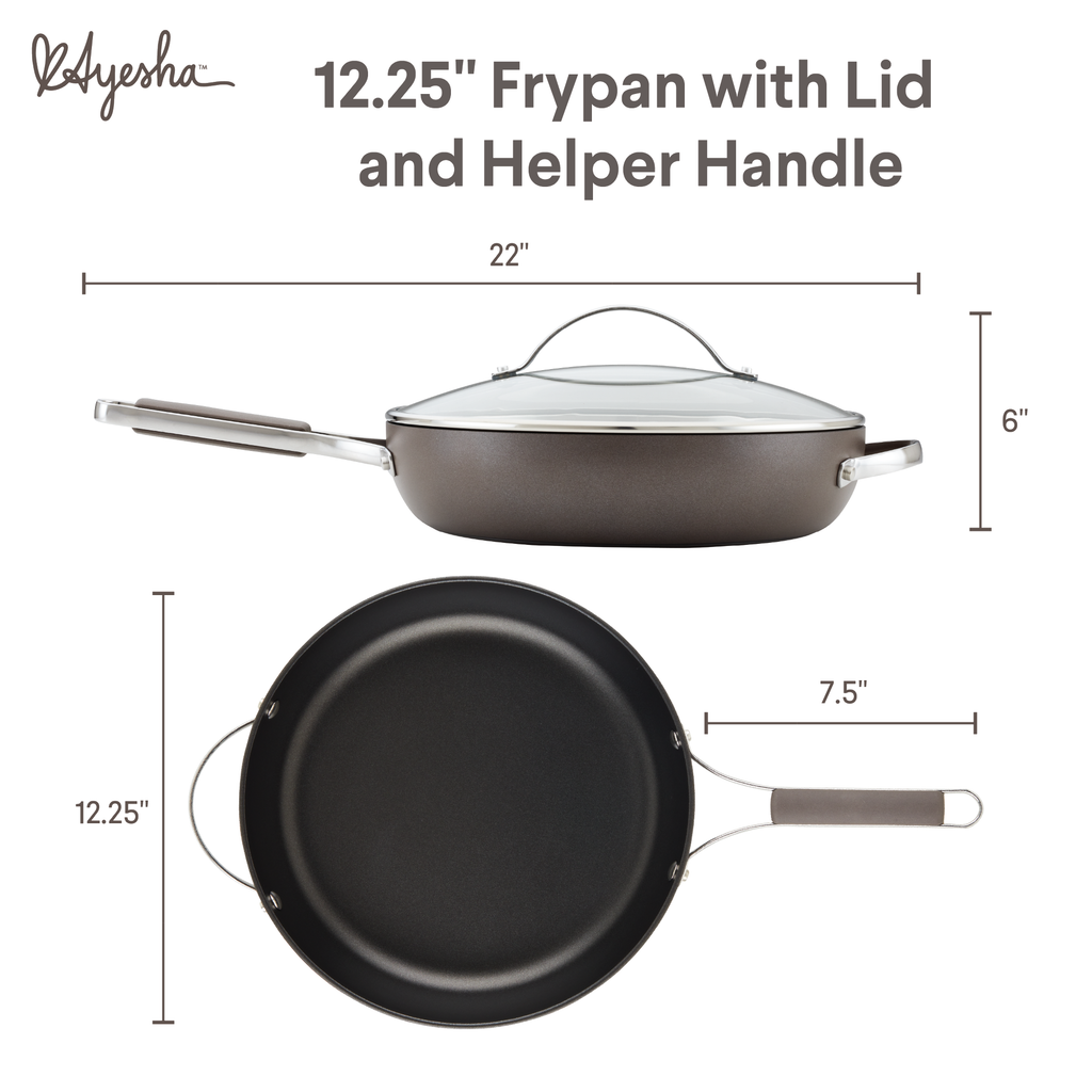 Ayesha Curry 12 Frying Pan With Helper Handle Anchor : Target