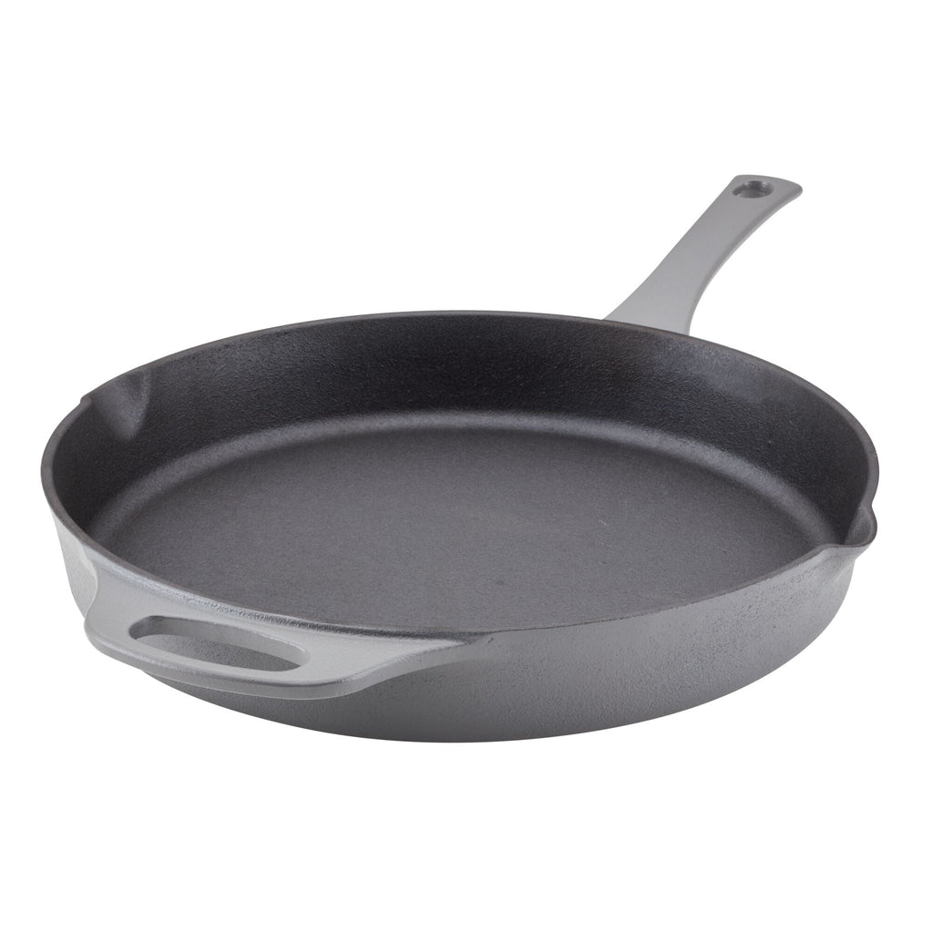 NITRO Cast Iron Skillet, 12-Inch, Almond Cooking Tools - AliExpress