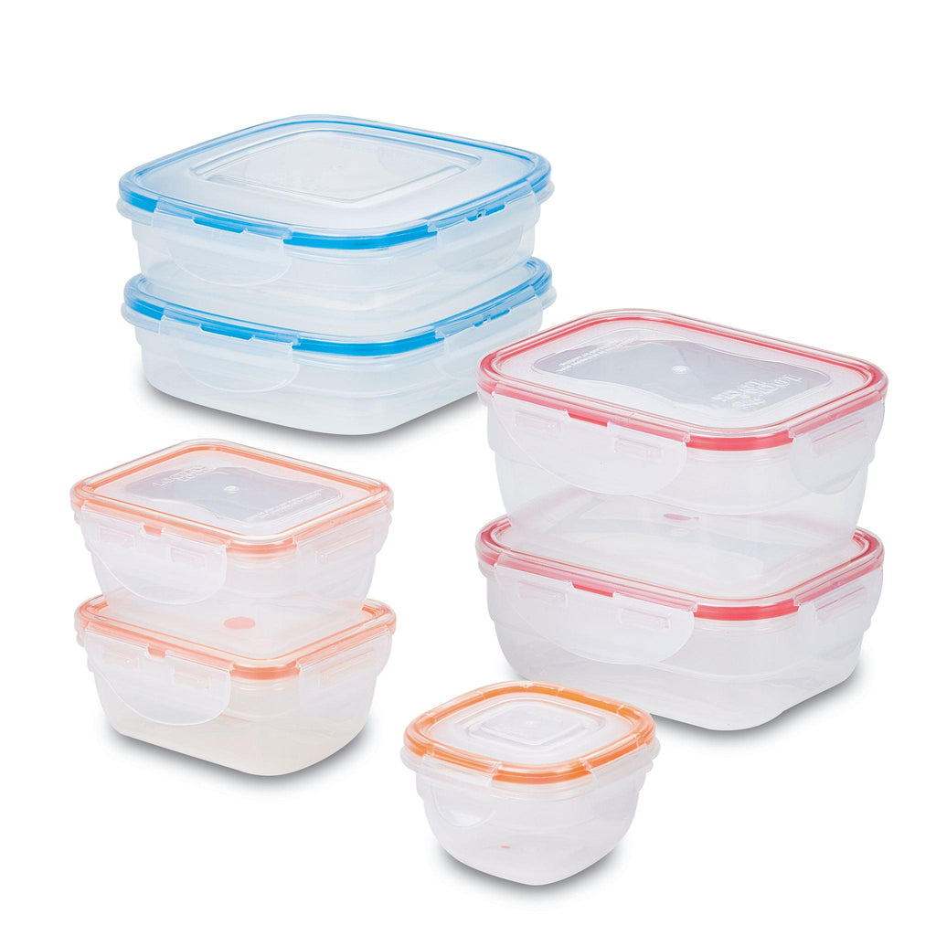 Lock & Lock Easy Essentials Assorted Food Storage Container Set, Clear - 22  Piece, 1 - Foods Co.