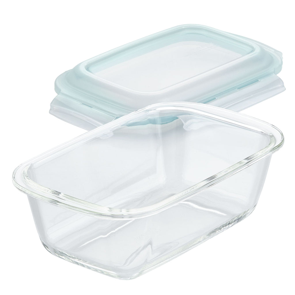 Glass loaf pan with lid sale