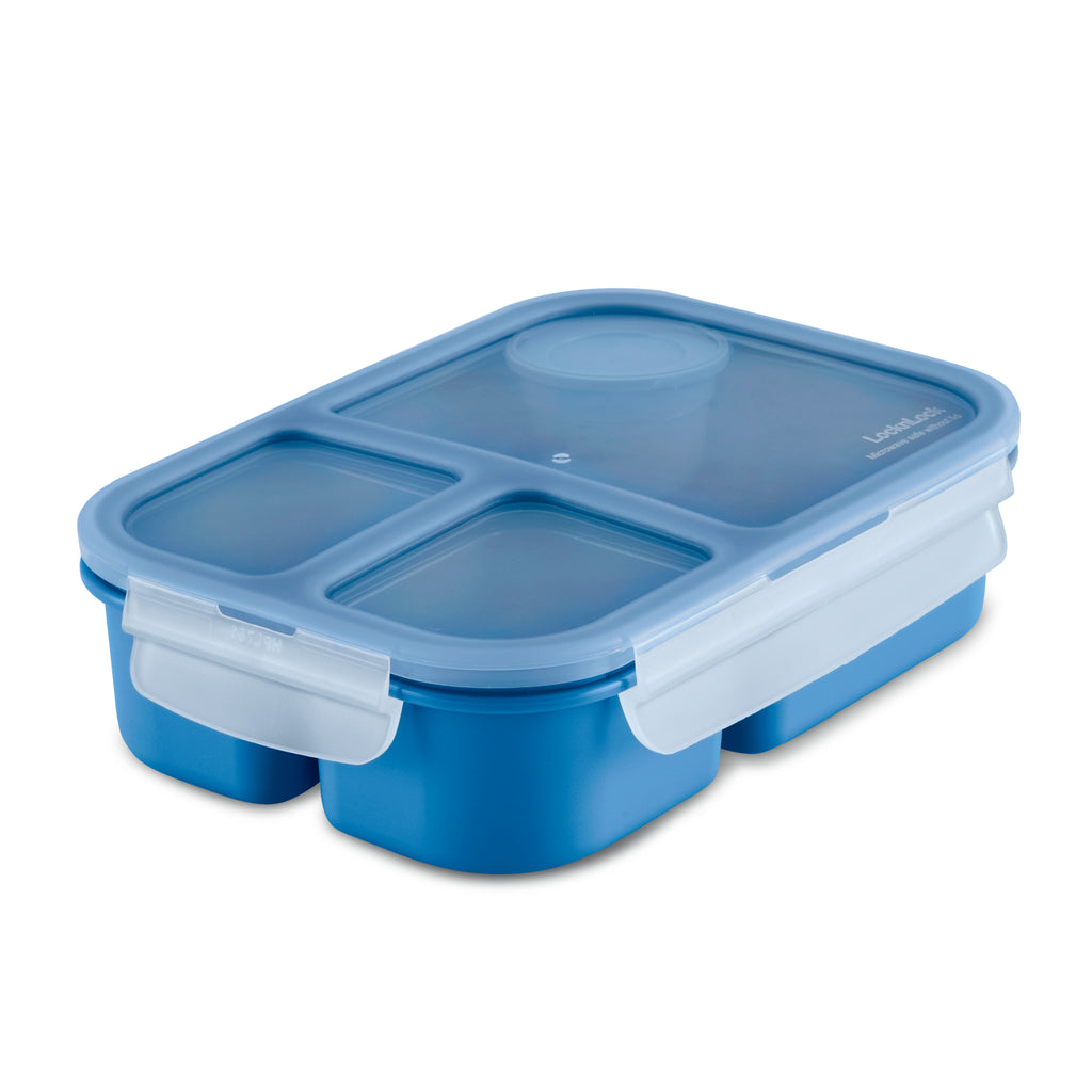Lock & Lock Easy Essentials On-The-Go Meals 27-oz. Divided Rectangular Food Storage Container
