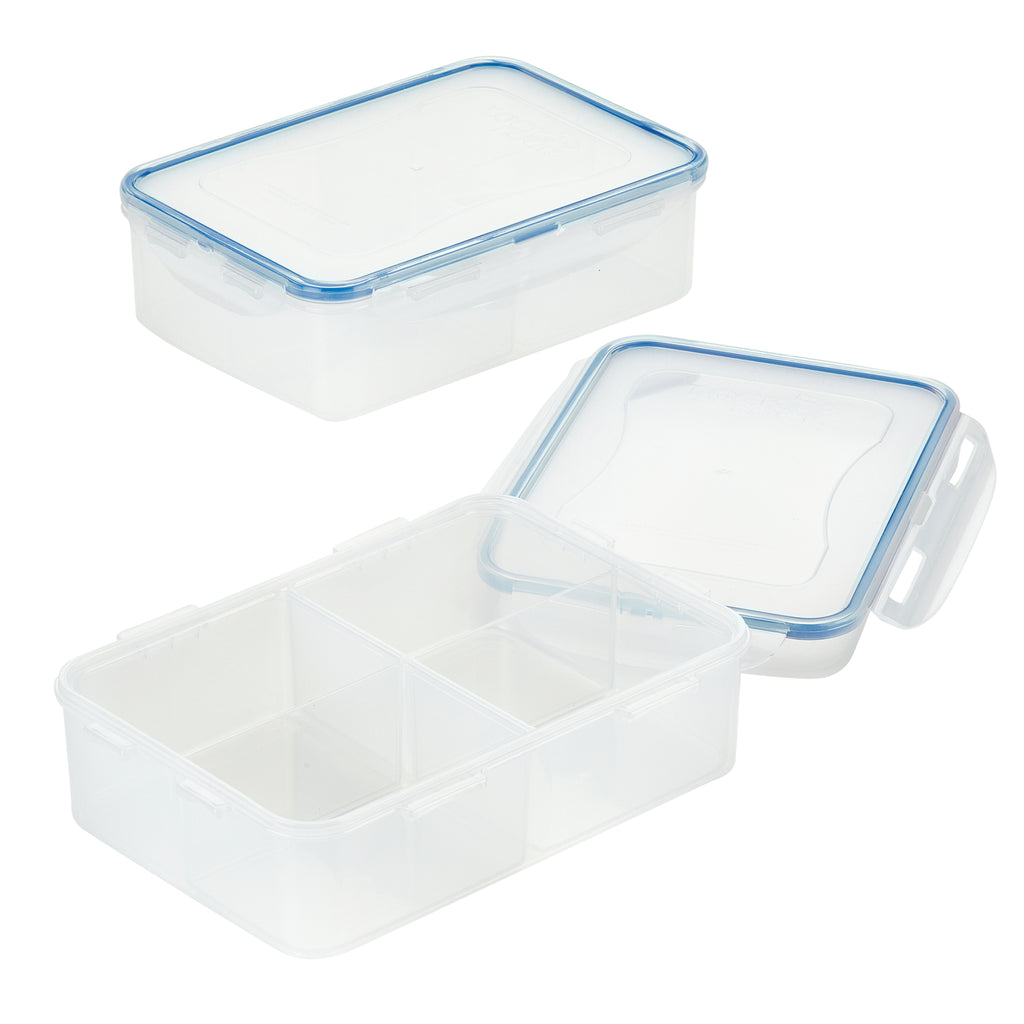 Only 0.89 usd for Rectangular Divided Storage Box 0.8 L Great deals!