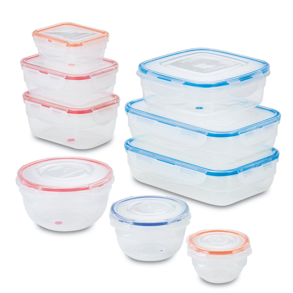 LocknLock Purely Better Glass Square Baker/Food Storage Container with Lid,  8 Inch x 8 Inch, Clear