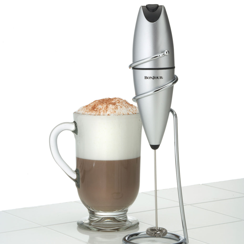 BonJour Rechargeable Hand-Held Beverage Manual Milk Frother
