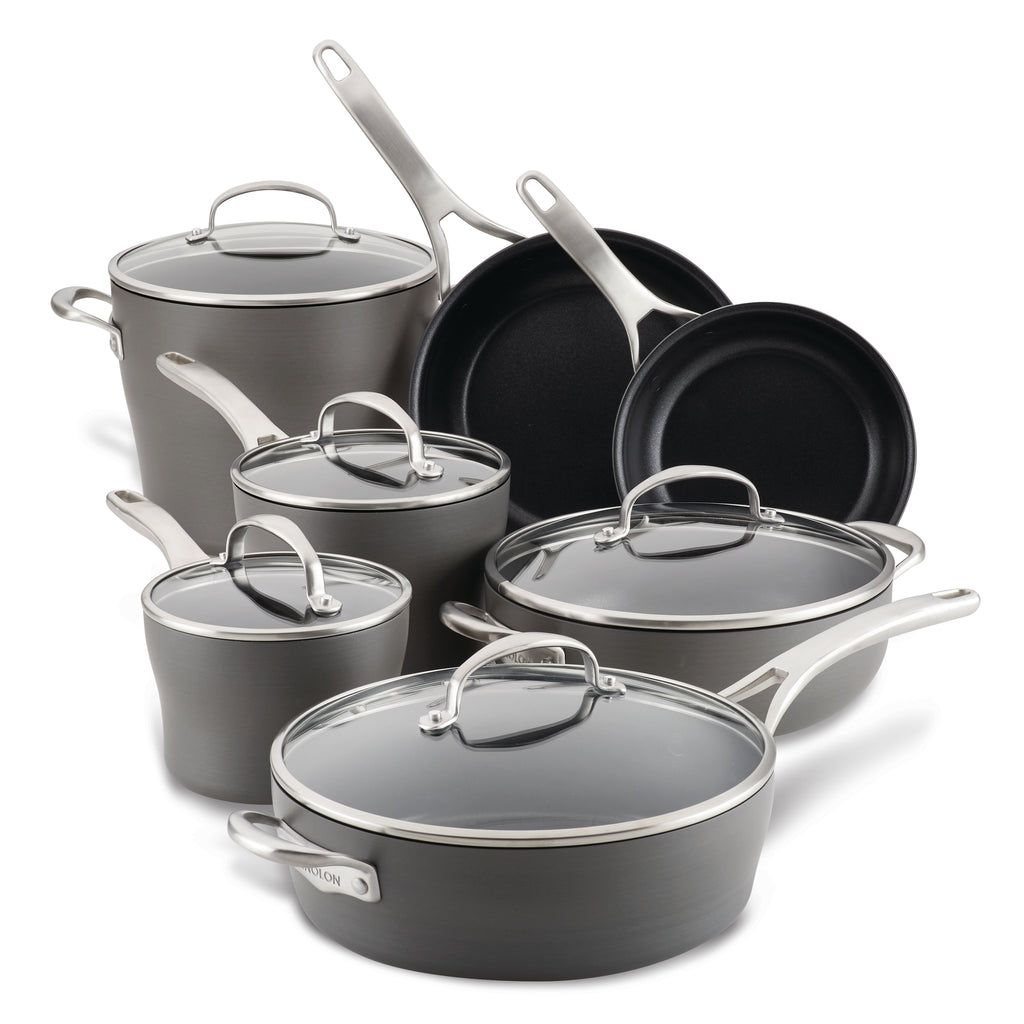 Cucina Hard Anodized 12-Piece Cookware Set