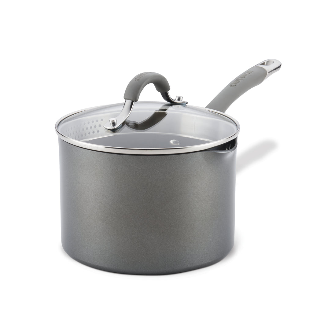 3.5-Quart Straining Saucepan