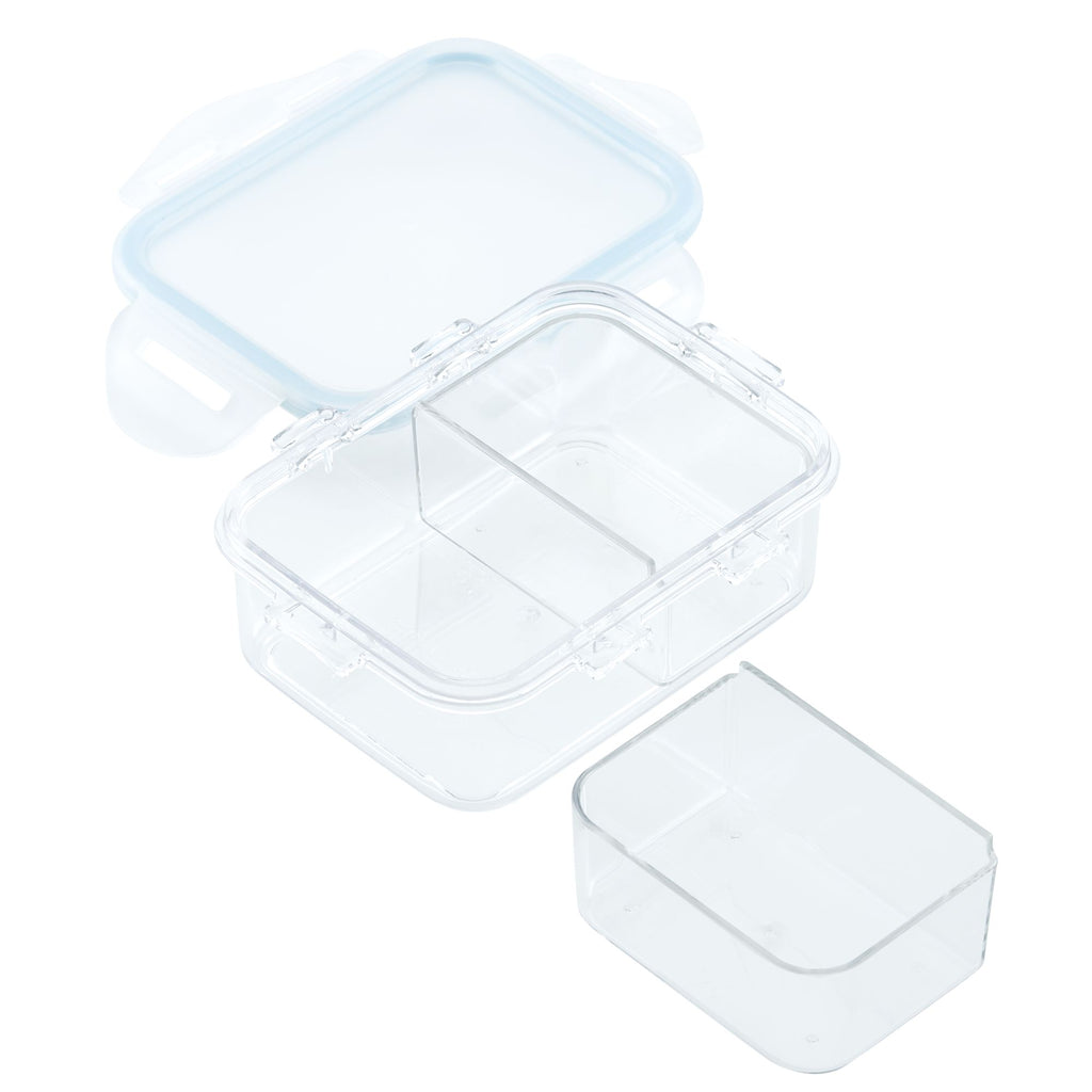 Tupperware Premia Glass tm Set 2 store containers