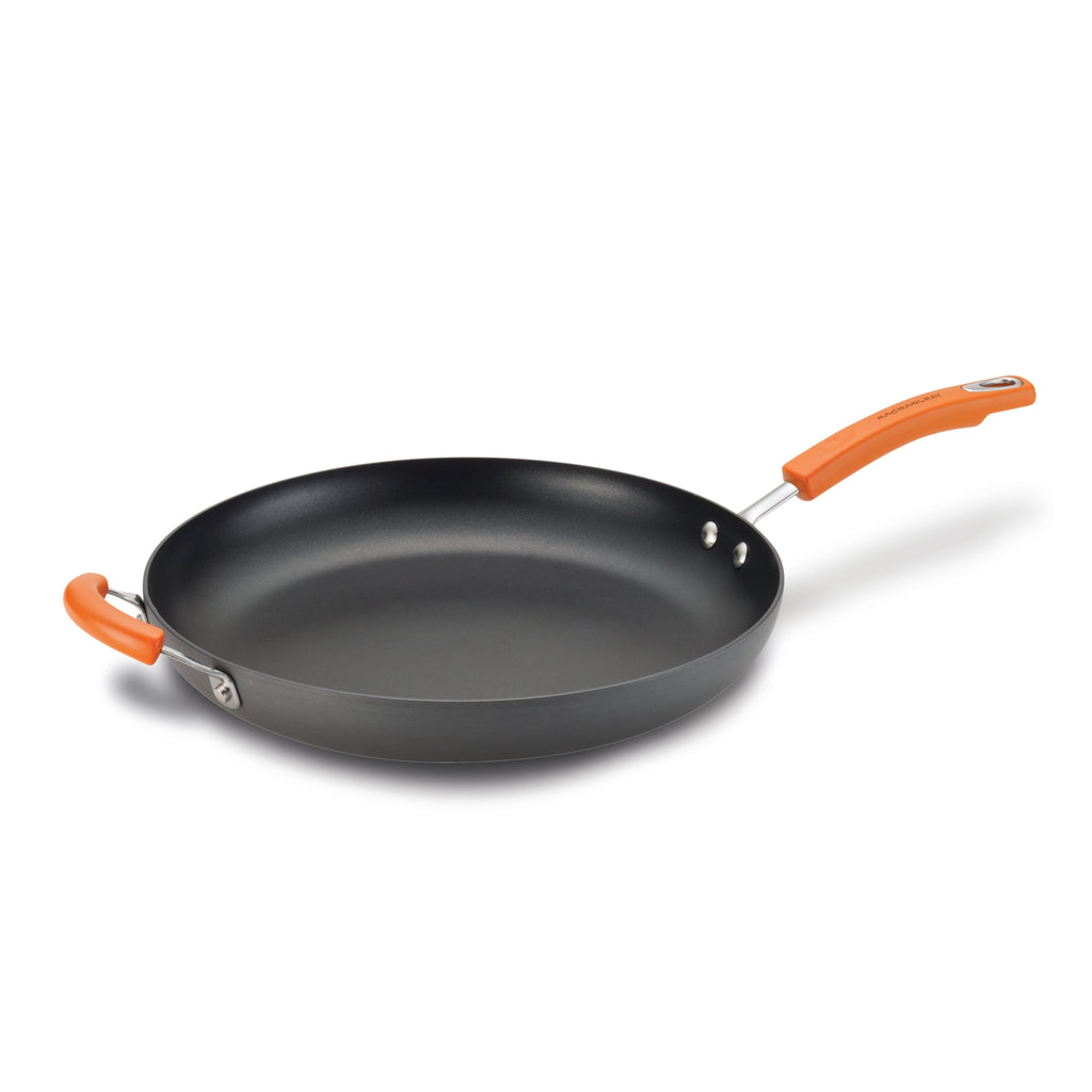 Farberware Ceramic Nonstick 12.5 Deep Frying Pan with Helper Handle - Gray