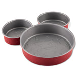 3-Piece Nonstick Mickey Head Cake Pan Set