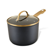 3-Quart Ceramic Nonstick Saucepan with Lid