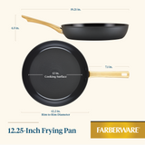 12.25-Inch Ceramic Nonstick Frying Pan