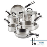 10-Piece Stainless Steel Cookware Set