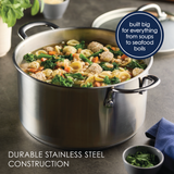 6-Quart Stainless Steel Induction Stockpot with Lid