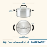 5-Quart Stainless Steel Dutch Oven