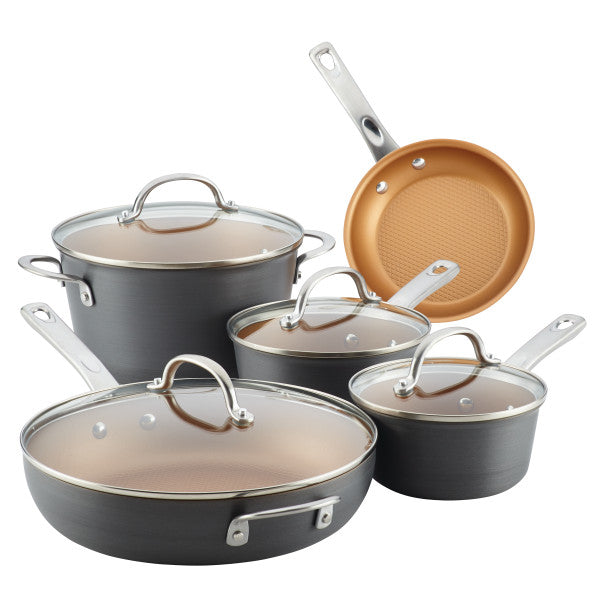 Ayesha Curry Home Collection Stainless Steel Cookware Set, 11-Piece - Bed  Bath & Beyond - 19978199