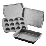 4-Piece Cake, Muffin, and Cookie Pan Set