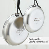 10-Inch 5-Ply Clad Stainless Steel Frying Pan