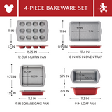 4-Piece Nonstick Bakeware Set