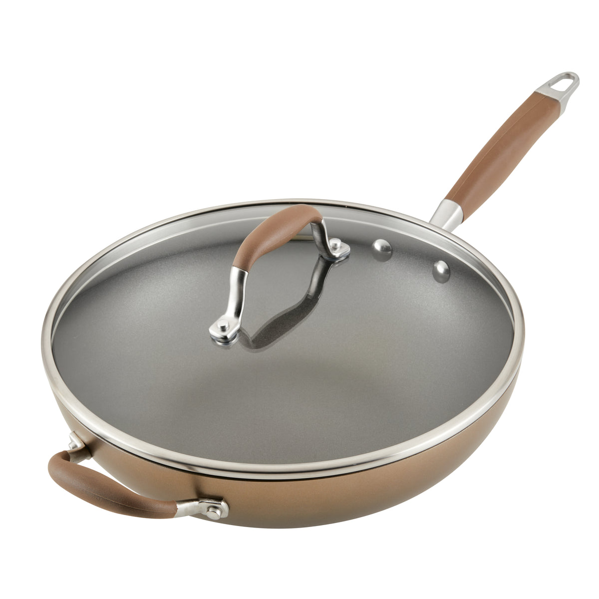 12-Inch Hard Anodized Nonstick Ultimate Pan with Lid – PotsandPans