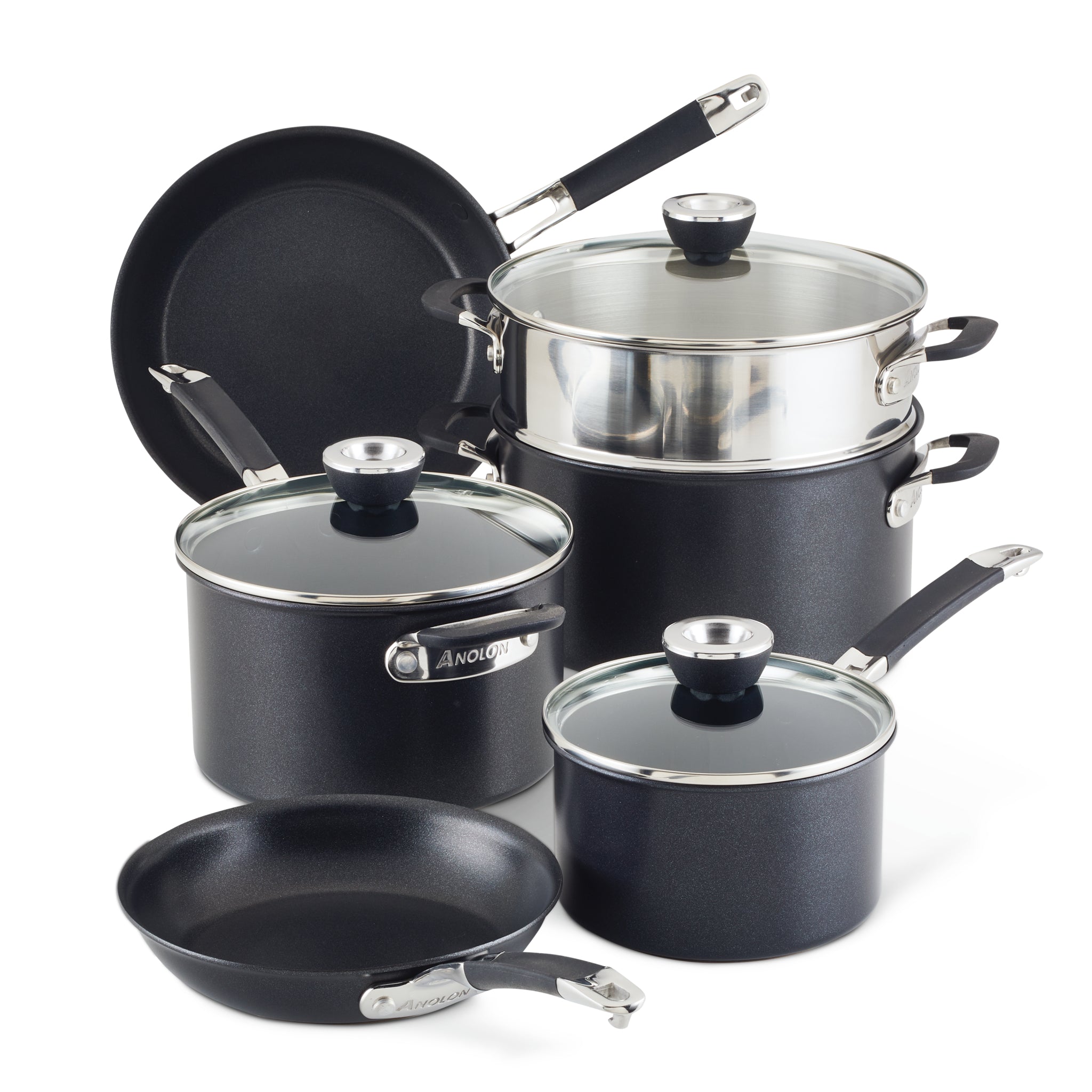 SmartStack 9-Piece Cookware Set – PotsandPans