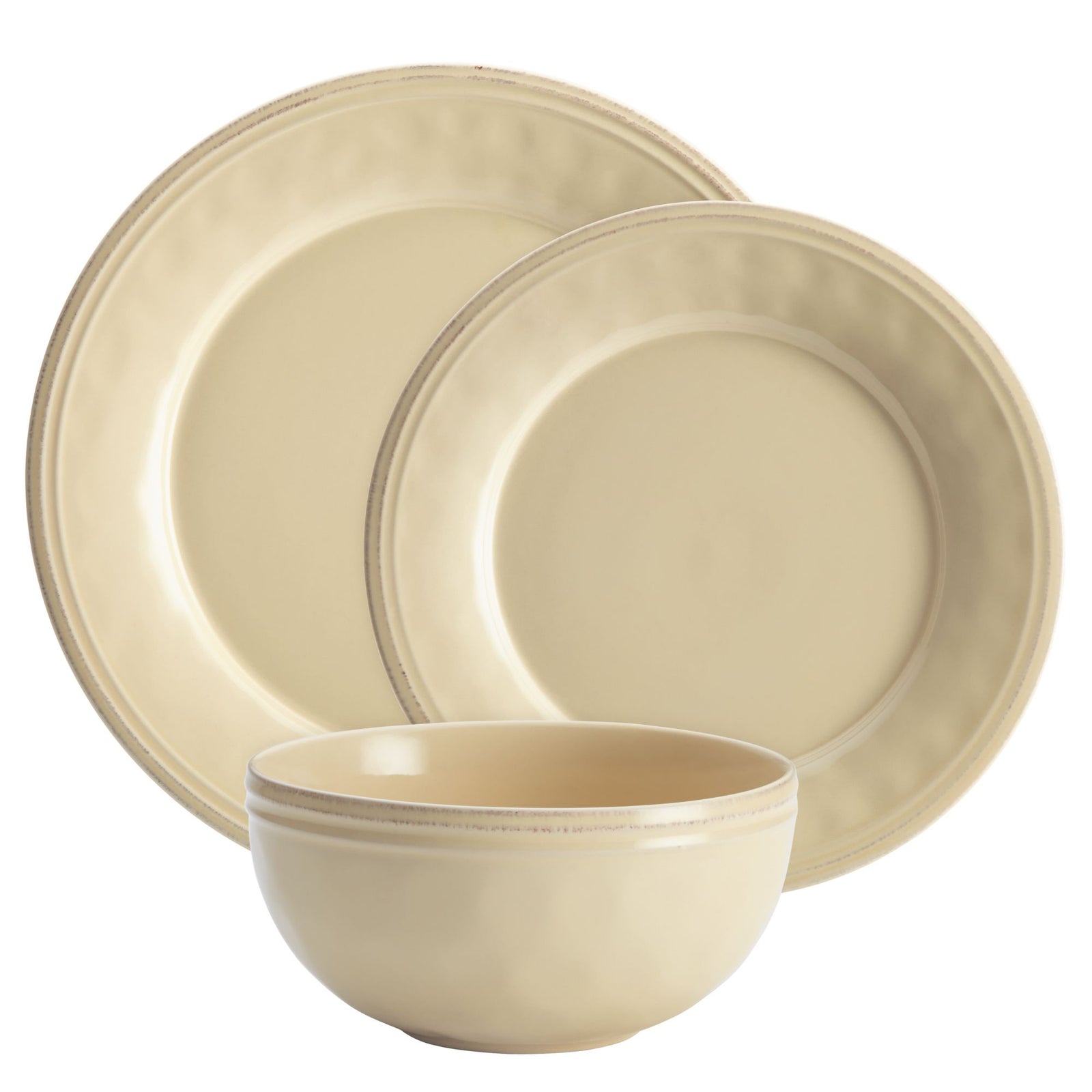 Cream dish set best sale