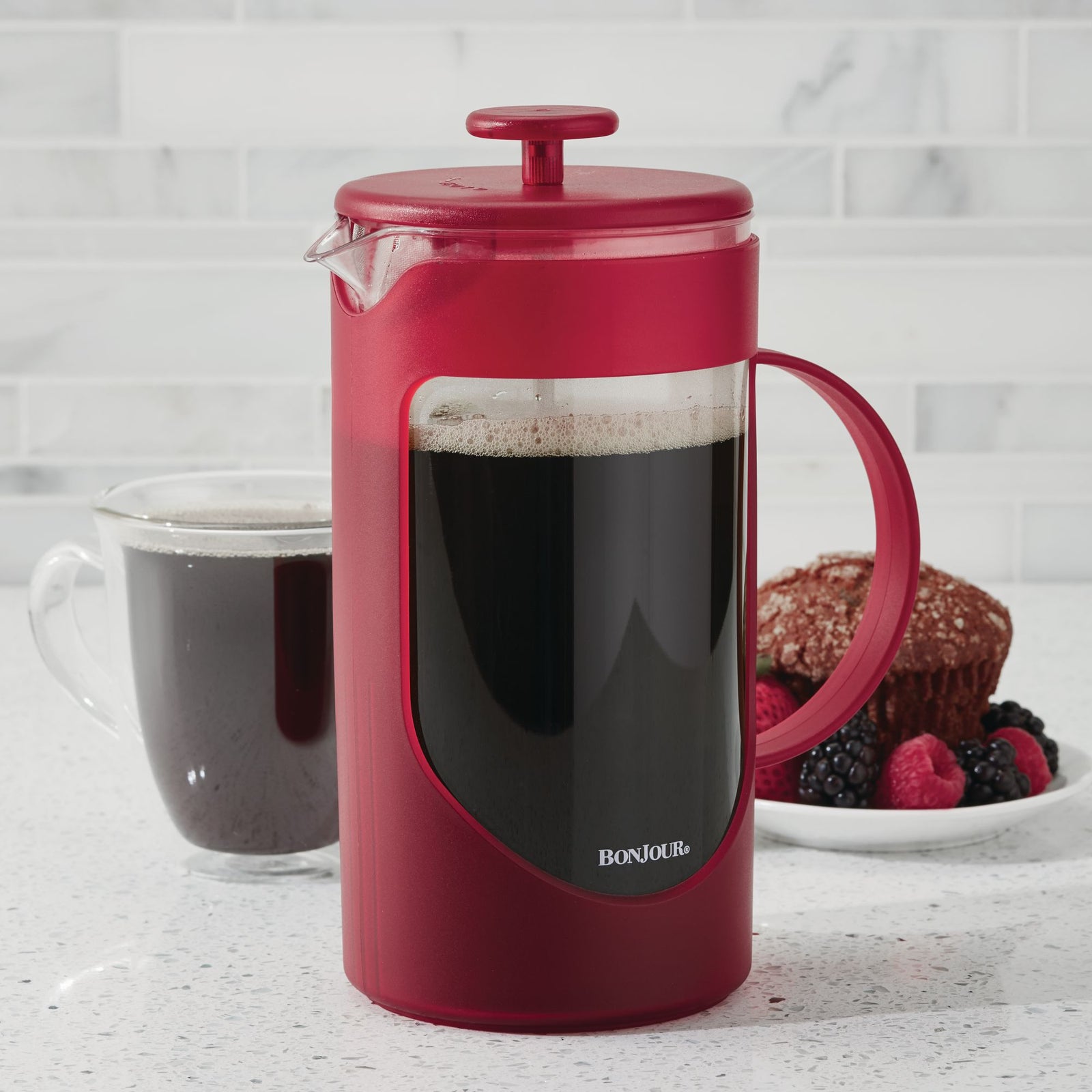 Unbreakable 40 Ounce French Press with Lock and Toss Filter PotsandPans