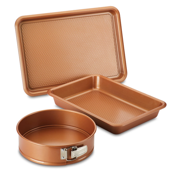 Ayesha Curry Bronze Steel Bakeware Set in the Bakeware department at