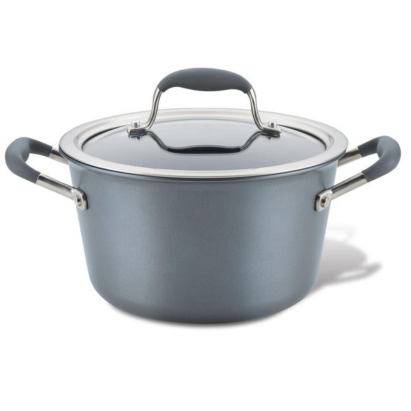 Cook N Home Nonstick Saucepan Sauce Pot with Lid Professional Hard Ano