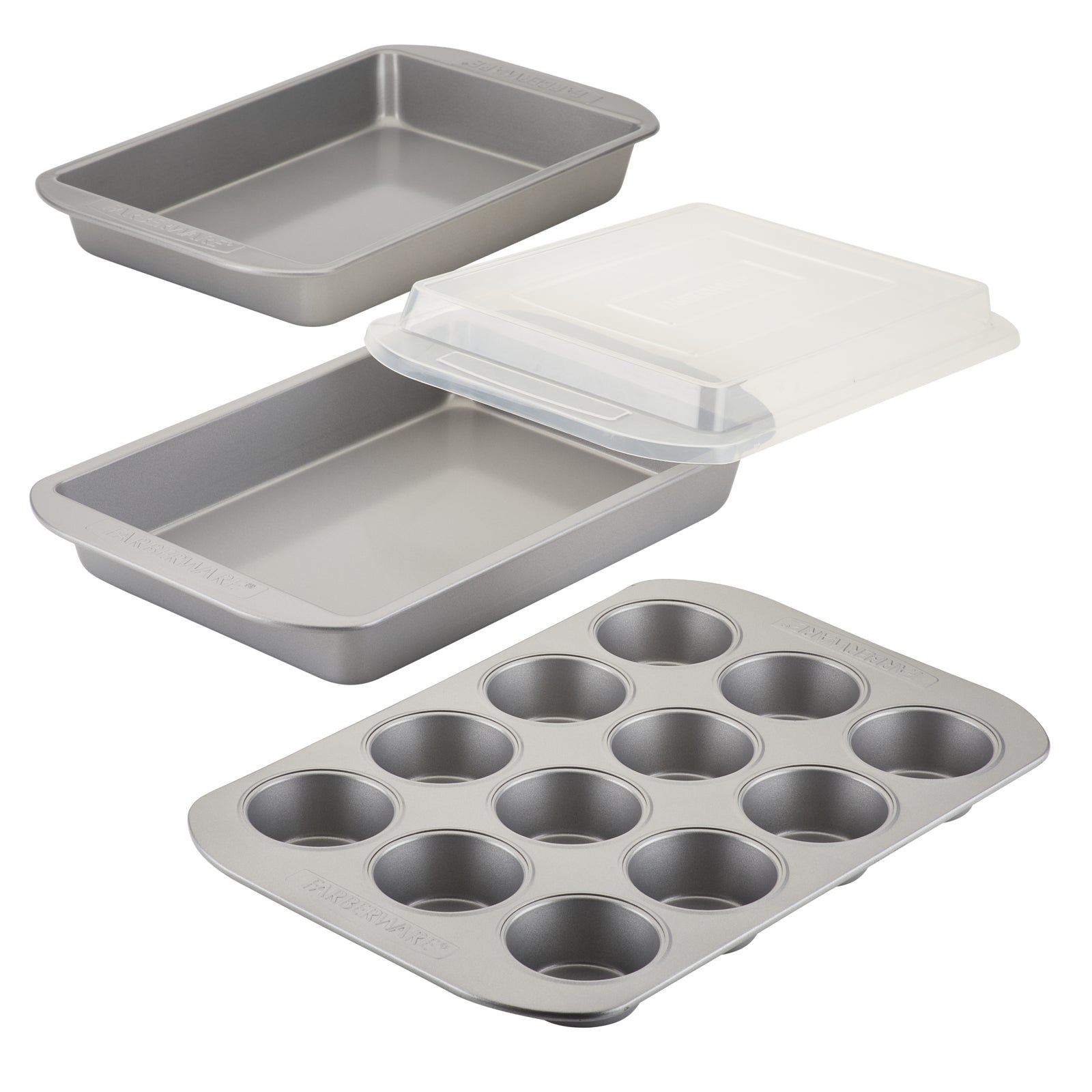 Nonstick 4 Piece Bakeware Set PotsandPans