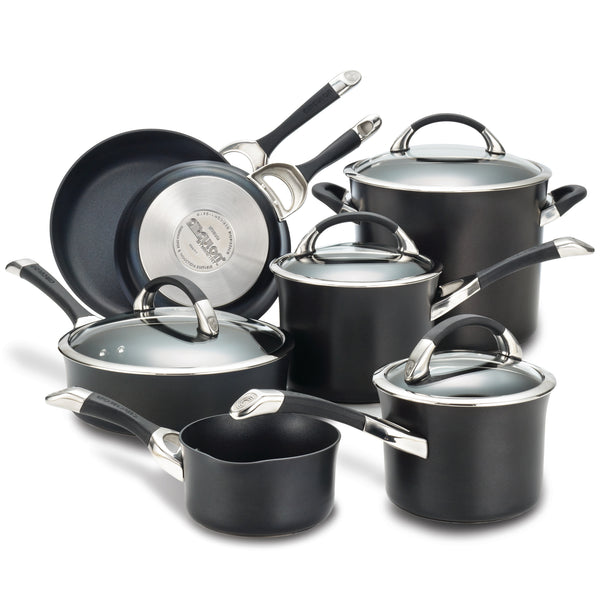 Buy Black Bronx 5 piece pan set Non-Stick Cookware from Next USA