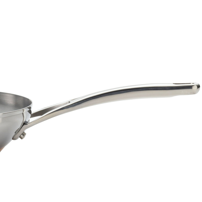 Scoop with Spatula, Polished Stainless Steel, Teflon Coated