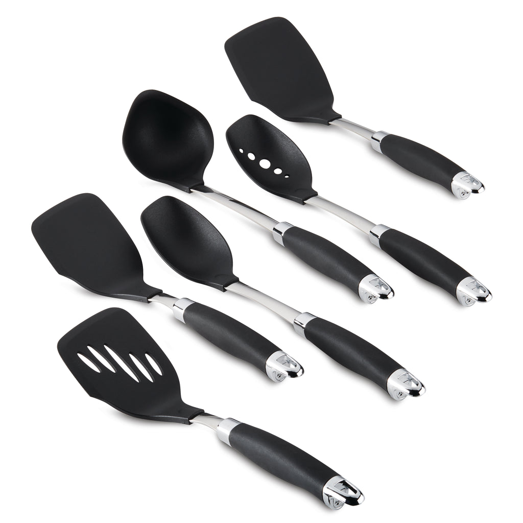 Chef Craft 4pc White Poly Kitchen Mixing Spoon Set 3 Sets 