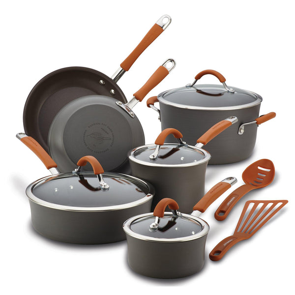 2-Piece Hard Anodized Nonstick Frying Pan Set – Rachael Ray