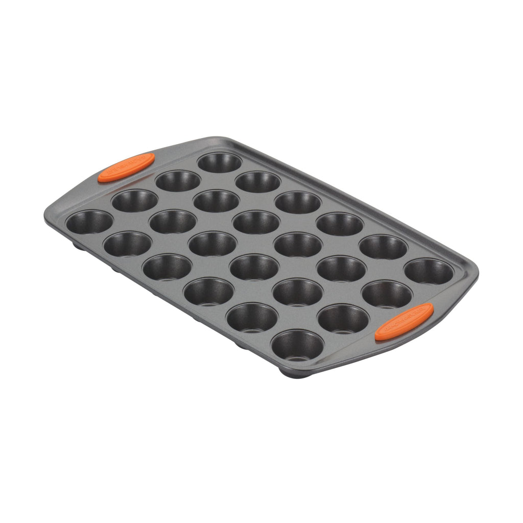 Rachael Ray Yum-o! 24-Cup Mini Muffin Pan, Red